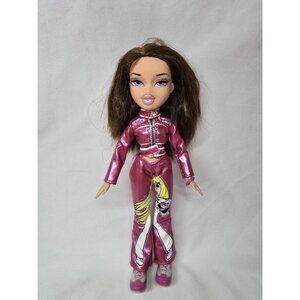 Bratz Doll Play Sportz Racecar Driver Dana - Pink Suit Outfit- Vintage MGA Doll